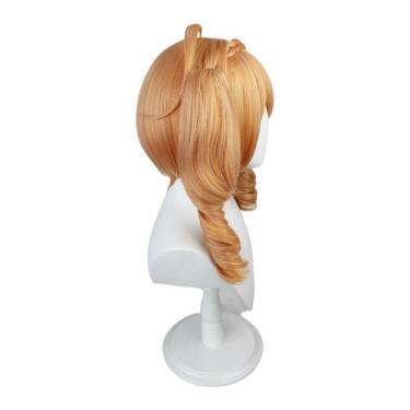 Imagem de Peruca Cosplay Honors Of Kings Cais Wenjis Cabelo Sintético 90cm - yiw