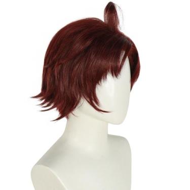 Imagem de Peruca de cosplay Odas Sakunosukes Bungos Strays Dogs com cabelo sinté