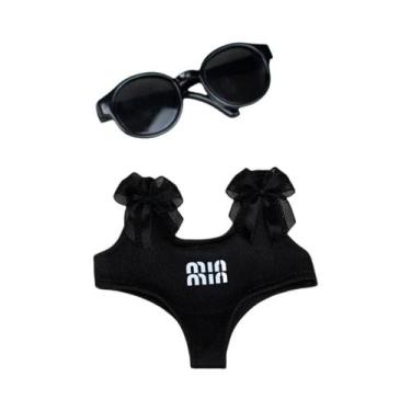 Imagem de Maiô com anel de natação para 3.0 Labubu V1 V2 V3 roupa para acessório