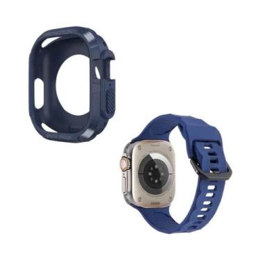 Imagem de Capa De Silicone TPU De 45mm 44mm 41mm Para Apple Watch Series 9 8 7 6