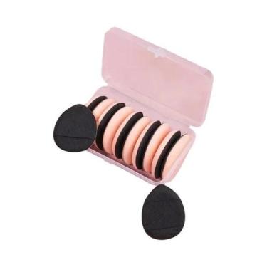 Imagem de Mini Esponja Aplicadora De Maquiagem Para Base, Pó Compacto, BB Cream 