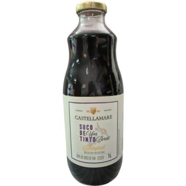 Imagem de Suco de Uva Integral Tinto 100% Uva Bordô Castellamare 1L