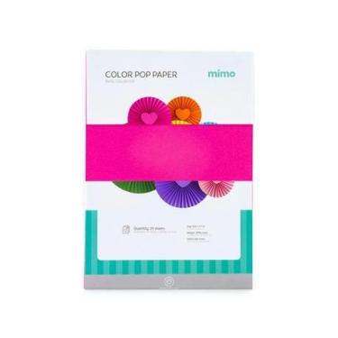 Imagem de Papel Color Pop Rosa Pink Mimo - A4 - 180 gr - 25 unds