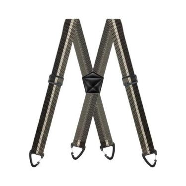 Imagem de Suspensórios Masculinos Reforçados Ajustáveis Elásticos De 4,06 Cm De 