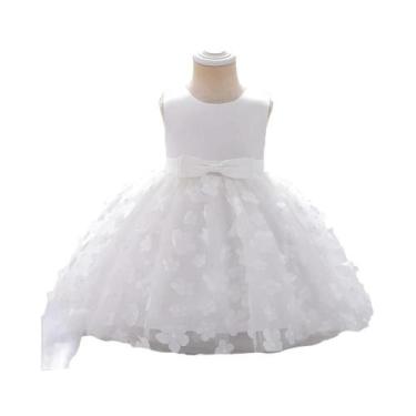 Imagem de Vestido De Princesa Para Meninas, Verão, Aniversário, Batizado, Festa,