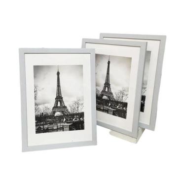 Imagem de Conjunto De 3 Porta-Retratos De PVC Para Apoiar Ou Pendurar, Decoração