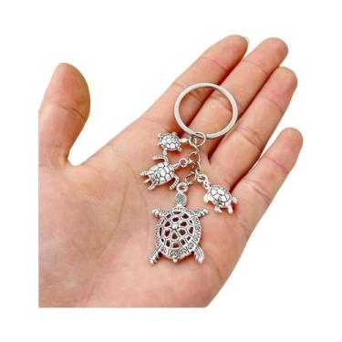 Imagem de Chaveiro De Tartaruga Marinha Para Homens, Acessórios De Decoração Par