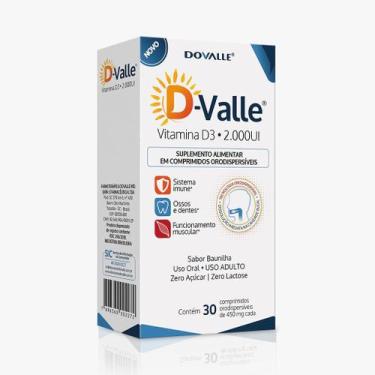 Imagem de D-Valle Vitamina D3 2.000UI 30 Comprimidos - Dovalle