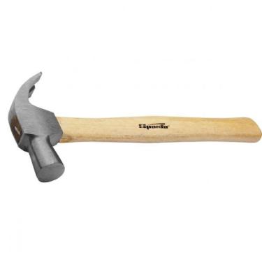 Imagem de Martelo Unha Cabo Madeira Cabeça 27mm 1 Peça SPARTA