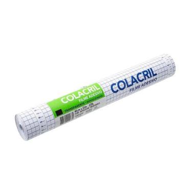 Imagem de Plástico Adesivo Colacril 45cmX25m Transparente