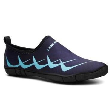Imagem de Sapatilha Aquática Neoprene Híbrida Flexível Tênis Praia Pesca Cachoeira Bike Trilha  Piscina-Unissex