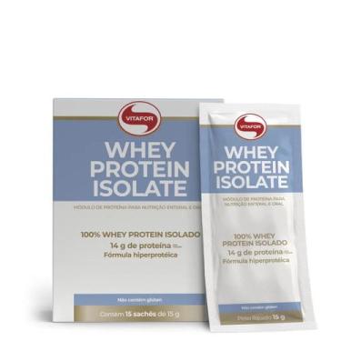 Imagem de Whey protein Isolate 15 sachês 15g Vitafor