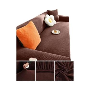 Imagem de Capa De Sofá Elástica Em Jacquard Para Sofás De 1, 2, 3 E 4 Lugares Em