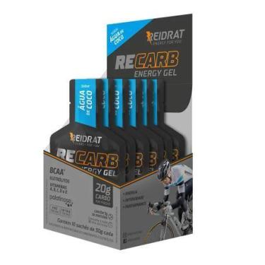 Imagem de Recarb Energy Gel 10 unidades 30 g Sabor Água de Coco - Reidrat - REID