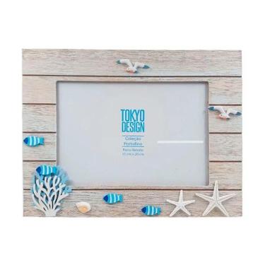 Imagem de Porta-Retrato Portofino Paisagem 15x20cm Tokyo Design