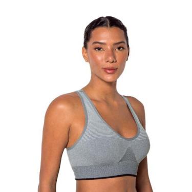 Imagem de Top Feminino Trifil Sem Costura Academia Sport Sem Bojo e Sem Aro Bási