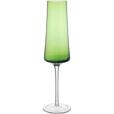 Imagem de JOGO 2 TAÇAS CHAMPANHE HOME&CO LATOUR VIDRO 210ml 26x7x7cm VERDE