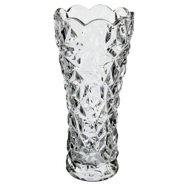 Imagem de VASO DECORATIVO ENFEITE PLANTA FLOREIRO VIDRO 24x11x11cm TRANSPARENTE