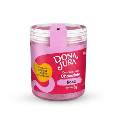 Imagem de Corante em pó Rosa Para Chocolate 5g Dona Jura