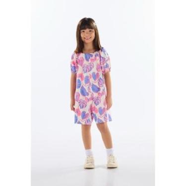 Imagem de Macaquinho Estampado para Menina Quimby-Feminino