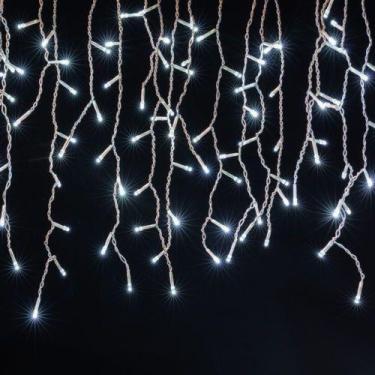 Imagem de Cascata 400 Leds Pisca 8 Funções Branco 10 Metros Natal - V8