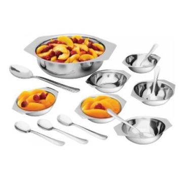 Imagem de Conjunto em Inox para Sobremesa Ravinox - 14 Peças