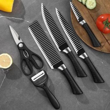 Imagem de Conjunto de Facas para Churrasco Completo com 12 Peças Original Bmax