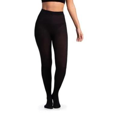 Imagem de Meia Calça Acrílica inverno fio 70 bem grossa Trifil, Preto, P