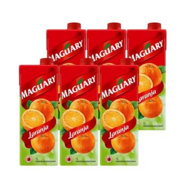 Imagem de Suco Néctar de Laranja Maguary 1L - Kit 6 Unidades