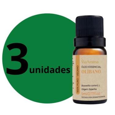 Imagem de Óleo Essencial Olíbano Via Aroma 5ml, 3 Unidades