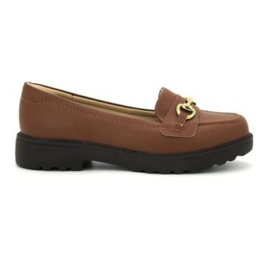 Imagem de Sapato Modare 7357.106 Mocassim Oxford Leve Salto Tratorado Feminino, 