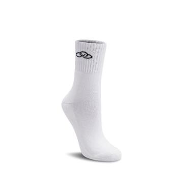 Imagem de Meia Cano Médio Olympikus Feminina, Branco, 33-38