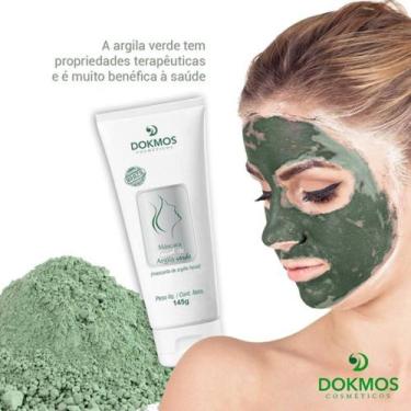 Imagem de Máscara Facial De Argila Verde 145g Dokmos