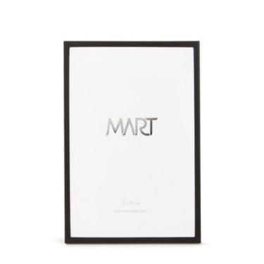 Imagem de Porta Retrato Em Metal Preto Para Foto 10x15 Mart Elegante Decorativo