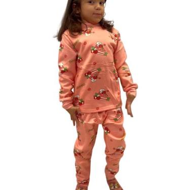 Imagem de Pijama Infantil Juvenil Forrado Blusa e Calça Moletinho - Penelope joy