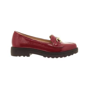 Imagem de Sapato Mocassim Feminino Tratorado Oxford Verniz Modare 7357.106, 36, 
