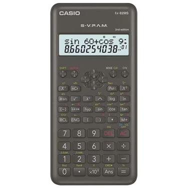 Imagem de Calculadora Científica Casio FX-82MS-2 New Edition 12 Dígitos Display 2 Linhas Cinza