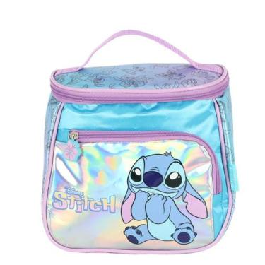 Imagem de Lancheira Termica Infantil Stitch Azul - Luxcel