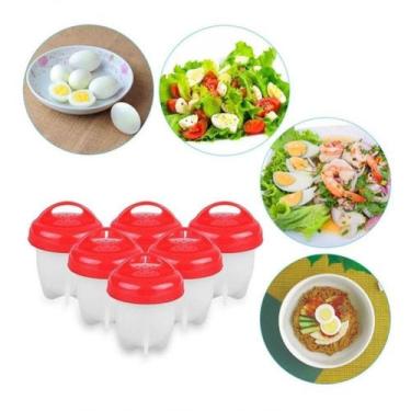 Imagem de 6 Forma De Silicone Cozinhar Ovos Fácil E Rápido Formas Egg. - OEM