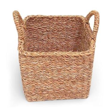Imagem de Cesto quadrado Mearim 25 x 25 x 20 cm - Mek Decor, UNICA