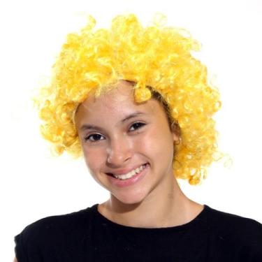 Imagem de Peruca Black Cacheada Abrakadabra - Carnaval, AMARELO, U