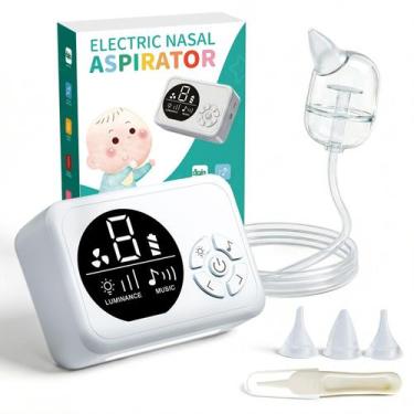 Imagem de Aspirador Nasal Elétrico VERWINT 9 Níveis com 3 Bicos