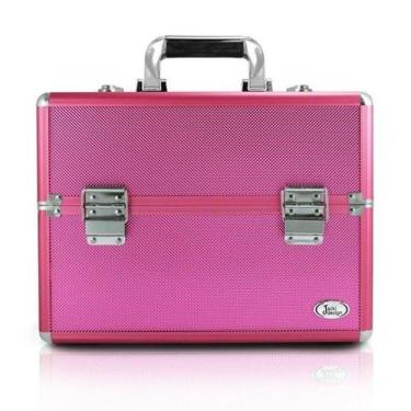 Imagem de Maleta De Maquiagem Pink Tamanho Grande Jacki Design