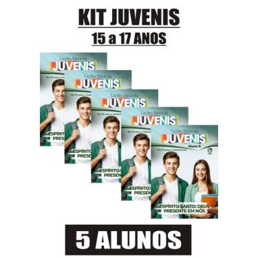 Imagem de KIT 5 REVISTAS EBD JUVENIS (15 a 17 Anos) CPAD - ALUNO