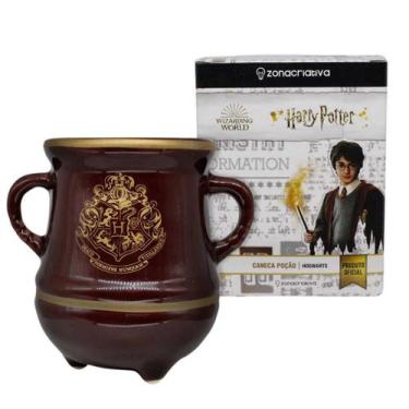 Imagem de Caneca Caldeirão 3D Harry Potter Poção Hogwarts Oficial Wb - Zona Cria