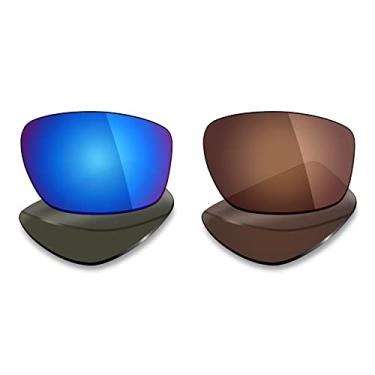 Imagem de 2 pares de lentes polarizadas de reposição da Mryok para óculos de sol Oakley Valve 2014 – Opções