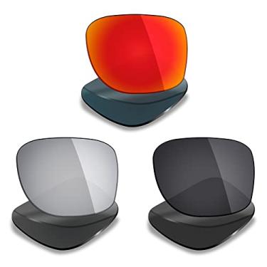 Imagem de 3 pares de lentes polarizadas de substituição Mryok para óculos de sol Oakley Big Taco – Opções