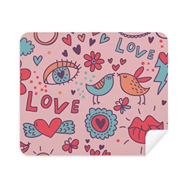 Imagem de Lovers Pano de limpeza de tinta de flor Limpador de tela 2 peças Tecido de camurça