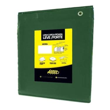 Imagem de Lona Plástica Verde 4x6 / 6x4 Impermeável 30 Micras Barraca de Feira, Cobertura Festa , Camping