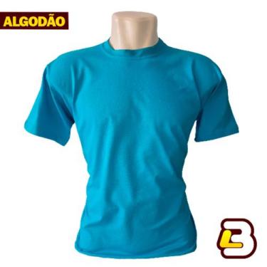 Imagem de Camiseta Algodão Azul Bebe Premium Kit 5 Unidades - Loc Boy